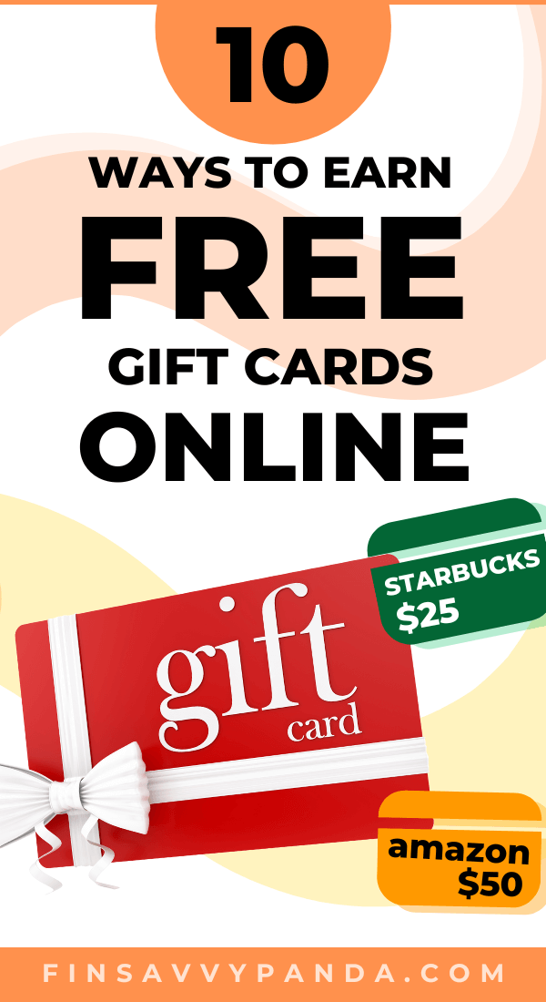 14 Legitimate Ways To Get Free Gift Cards Online FinSavvy Panda   How To Get Free Gift Cards 1 