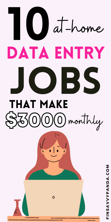 best data entry jobs from home