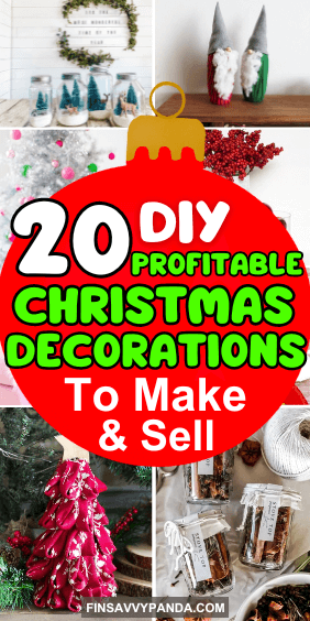 Decorações de Natal DIY para fazer e vender